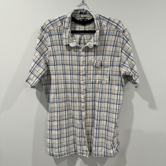 Eddie Bauer - Classic Fit Short Sleeve Button Down (Plaid) - Picture 1 of 4